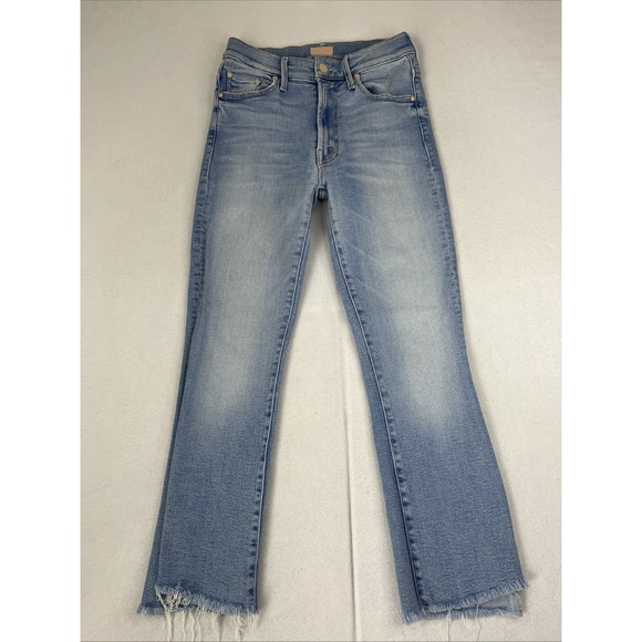 Mother The Insider Crop Step Fray Straight Jean in Limited Edition Size 26x25 - Picture 1 of 10